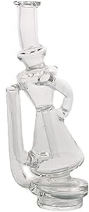 Recycler-Glas-Wasserbubbler für Puffo Peak und Peak Pro, von The Vapetrix