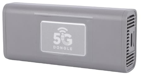 Garsent Dongle Modem Wi-Fi USB 5G, Router Hotspot Wi-Fi Portatile 5G per Viaggi, Dispositivo Hotspot Mobile Ad Alta velocità da 2,5 Gbps, Antenna Integrata, Versione Globale