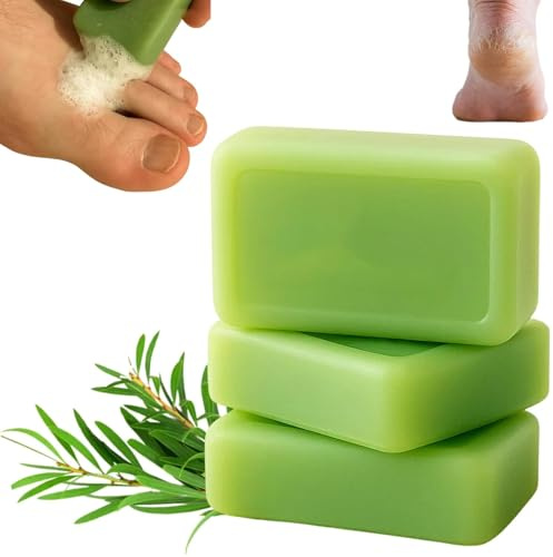 Loravey Soap,Loravey Oil Soap,Natural Foot & Body Soaps for Healthy Skin, Herbal Cleansing Soaps --Based Formula, Odor & Daily Refreshing Cleanse ,3 pcs