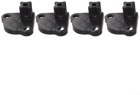 BEAZOOM Plastic Gazebo Foot Brackets Compatible with 21x21mm Square Legs, Pop-Up Canopy Base Support for Outdoor Camping, Easy Install, 4 Pieces