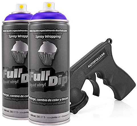 AutoFullCar Full Dip - Lot de 2 sprays de vinyle liquide violet