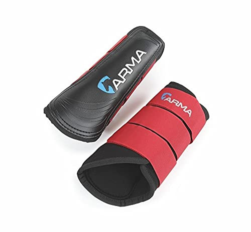Shires Arma Neopren-Gamaschen – 170A, tiefrot, Cob