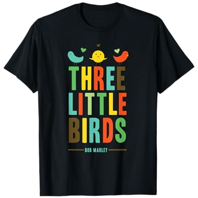 Bob Marley Official Three Little Birds T-Shirt