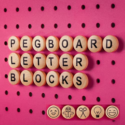 Craft Room Lot de 115 blocs de décoration ronds pour panneau perforé avec émojis