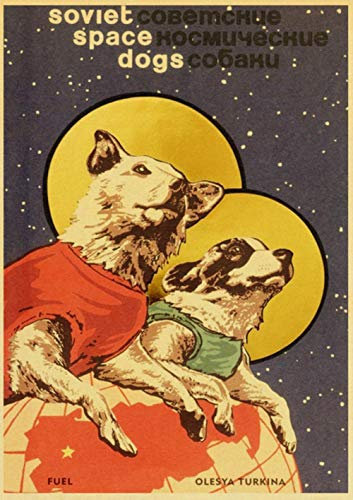 LLAAIT Vintage Stalin UDSSR CCCP Poster Gute Qualität Drucke und Poster Wandkunst Retro Poster für Wohnraum Wanddekoration Aufkleber, E165,42X30cm