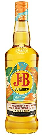 J&B Whisky Botánico, Sabor Naranja, 70cl
