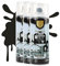 H HANSEL HOME Pintura Spray a la Tiza Acabado Ultra Mate - Negro Puro 400ml x 3