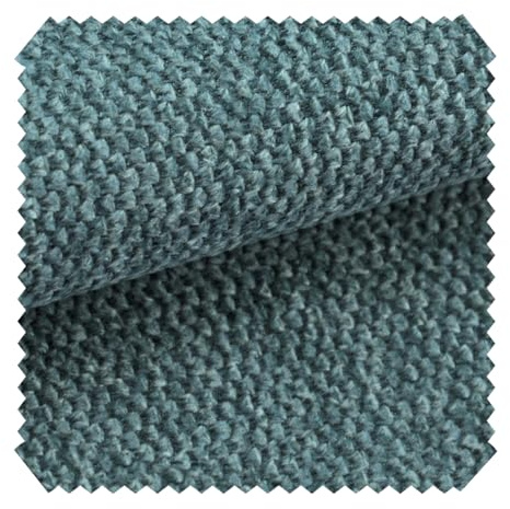 novely® MATERA - Grob Gewebter Mélange Möbelstoff - UV-Beständiger Polsterstoff - Pflegeleichte Meterware 1lfm | Farbe: 11 Azurblau
