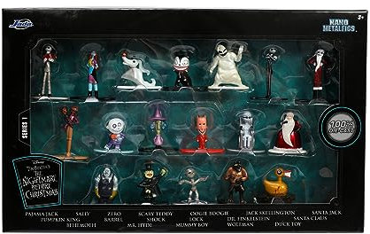 Jada Toys Nightmare Before Christmas Nano Multipack, Figuren-Set, 253075006