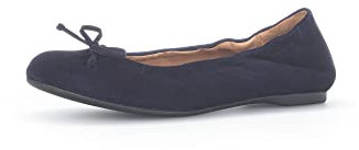 Gabor Damen Klassische Ballerinas, Frauen Flats,Best Fitting,Ballett-Schuhe,Ballet-Flats,flach,Ausgehschuhe,Atlantik (Kork),38 EU / 5 UK