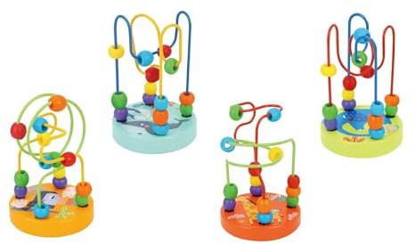Tooky Toy Labyrinth-Spielzeug für Jungen und Mädchen ab 2 Jahren, buntes Set zur Konzentration