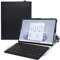 JRTAL Coque pour Surface Pro 9, Slim Fit Cuir PU étui Housse Fin et Pliable Coque pour 13 Microsoft Surface Pro 9 /Pro 8 Tablette（Pas Compatible avec Surface Pro X）- Noir