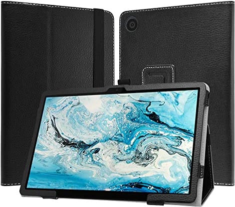 JRTAL Funda para Lenovo ideapad Duet 3 chromebook 11, Slim Fit Carcasa de Cuero Sintético con Función de Soporte Folio Case para Lenovo ideapad Duet 3 chromebook 11 10.95 Tableta - Negro