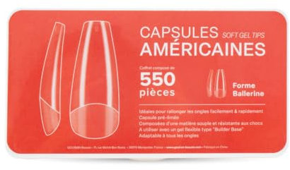Beautélive Capsules Pose Américaine 550 pièces Ballerine