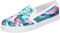 Geox Mocasines de lona verde para mujer, Verde, 5