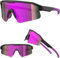 ER00 Eazyrun Polarisierte Sport-Sonnenbrille für Herren Damen Jugendliche – Radfahren Laufen MTB Wandern Volleyball F24 Pickleball Skifahren