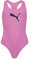 PUMA Swimsuit 701224512 Costume da Bagno, Viola, 116 Unisex-Bambini e Ragazzi