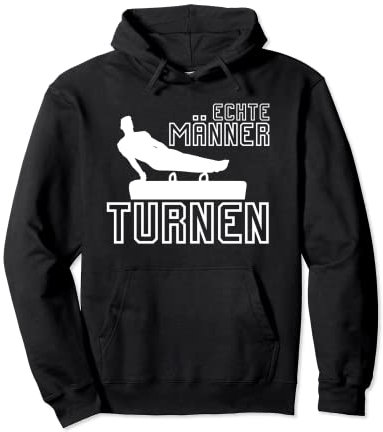 Turnen Pauschenpferd Echte Männer Turnen Turner Geschenk Pullover Hoodie