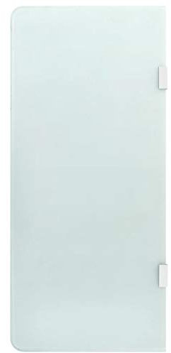 Homgoday Brise-vue mural en verre trempé pour urinoir 90 x 40 cm