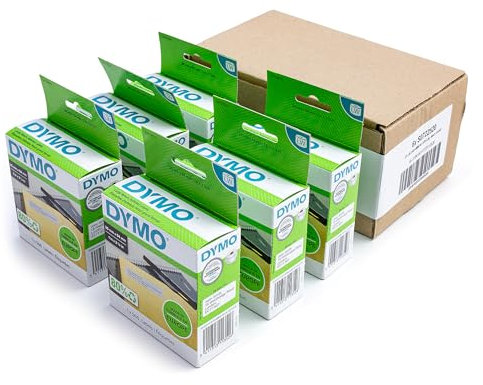Dymo 11352 Große Rücksendeetiketten 25x54mm 500/Rolle permanent selbstklebend 6 Rollen + Stift Geschenk