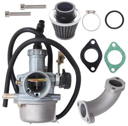 Haishine PZ22 Carburateur pour SSR 110 cc 125 cc 22mm Carburateur Remplacer Glucides Go Kart ATV Quad pour 4 Temps 50-125cc Go Kart ATV Quad