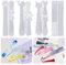 Ergouzi Lot de 4 moule marque page resine epoxy，moule silicone resine epoxy，moule resine，moule resine epoxy，moule pour resine epoxy