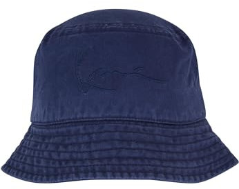 Karl Kani Unisex KA233-046-1 KK Small Signature Bucket Hat one Size Washed Blue
