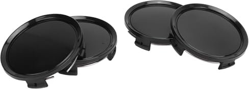 Akozon 74 Mm Stilvolle Radnaben-Mittelkappe, 4 Stück Metallring-Felgen-Nabenkappe Zum Schutz des Fahrzeugs