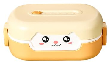 LICHENGTAI Brotdose Kinder mit Fächern, 700ml Brotdose Bento Lunch Box Brotdosen Lunchbox Frühstücksbox Vesperdose für Kinder Mädchen Jungen Erwachsene, BPA frei
