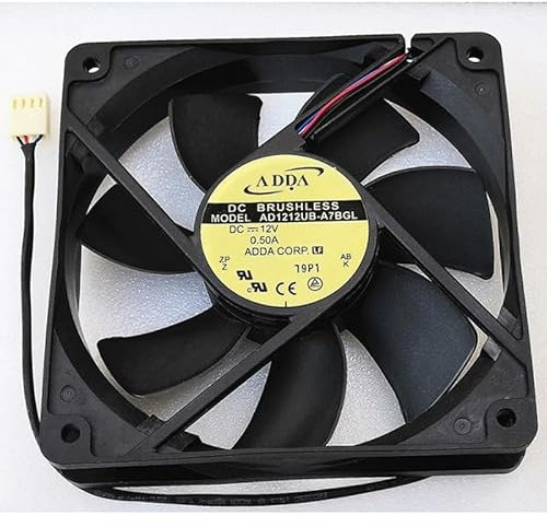 AD1212UB-A7BGL 12V 4-wire 4-pin 0.50A 12025 12CM fan double ball temperature control