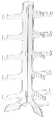 GXGM Espositore Per Occhiali Espositore per Occhiali da Sole in Plastica Espositore Occhiali 5 Strati per la Visualizzazione o la Conservazione Degli Occhiali