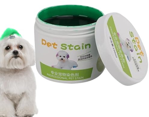Tinte para el de Perro, Tinte para el de Mascotas Utilizado de Forma Segura por Salones de Aseo Durante una década, Tinte Seguro para Mascotas, Color Brillante para Perros, Gatos y Caballos,