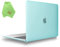 UESWILL Compatible with MacBook Air 13 inch Case A2337 M1 chip A2179 A1932 Release 2021-2018 with 13.3 Retina Display Touch ID, Matte Hard Shell Case Cover, Mint Green