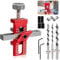 Cabinet Door Installation Positioner, Aluminum Alloy Cabinet Door Mounting Jig for Easy Door Support and Alignment, Adjustable Cabinet Installation Tool for Mount Hinges