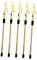 DOITOOL 5 Pièces clip en métal dossier de messages noter les clips porte-cartes postales support d'affichage photo pratique Doré