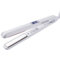 Plancha de pelo por infrarrojos ultrasónica para reparar el cabello dañado, pantalla LCD, cable giratorio de 360°, color blanco
