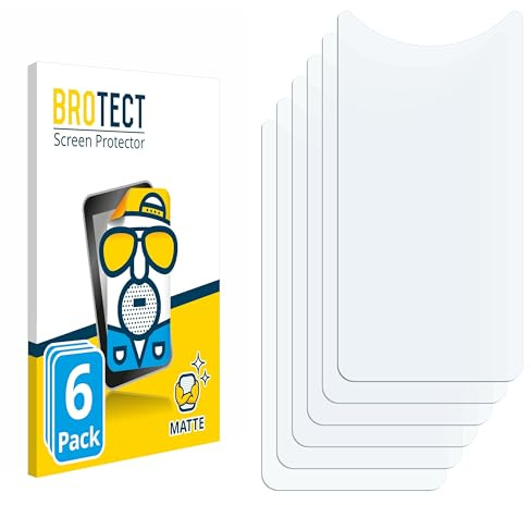 BROTECT Schutzfolie für Esu 50115 Mobile Control Pro | 6 Stück Entspiegelnder Displayschutz Made in Germany Matte Displayschutz-Folie Anti-Reflex Anti-Fingerprint Einfache Montage