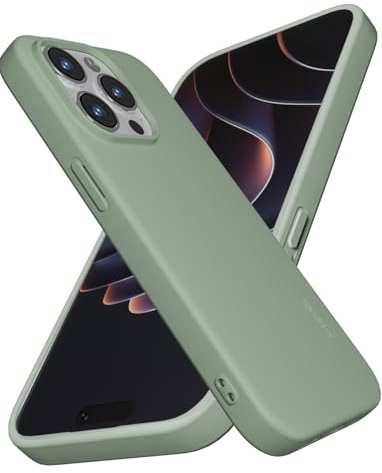X-level für iPhone 14 Pro Hülle, Dünn Weich Case, Grün | Handyhülle Soft Silikon Bumper Cover Kratzfeste Schutzhülle