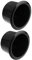 CIYODO 2Piezas Portavasos de Plástico Negro para Sofás y de Soporte de Bebidas para Sillones RV Coches y Mesas