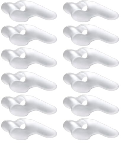 MENUY 16 Stück hallux valgus korrektur zehenspreizer Silikonmaterial, verschleißfeste und tragbare Schuhe, Universalgröße, unisex, geeignet für große Zehe
