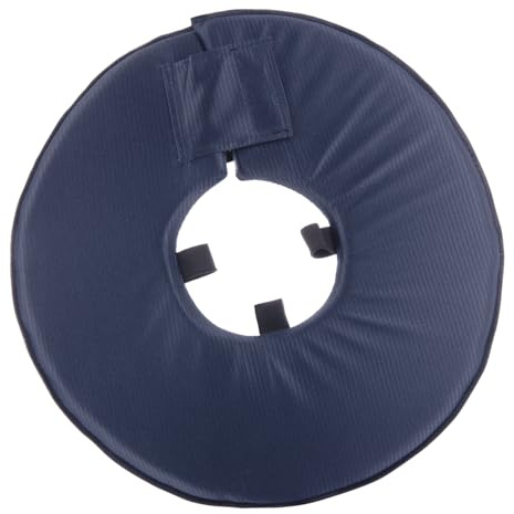Vetlando Leckschutzkragen, Halskrause Hund & Katze, Blau, XS | Für Hunde und Katzen, weiche Alternative zu Plastikhalskragen, keine Sichtbehinderung, wasserabweisend, waschbar