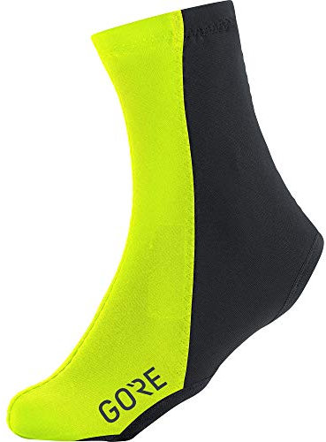 GORE WEAR C3 Unisex Fahrrad-Überschuhe Partial GORE WINDSTOPPER, Größe: 39-41, Farbe: Neon-Gelb/Schwarz