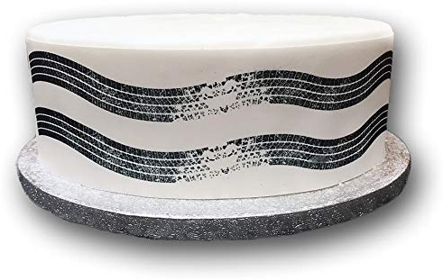 TOP Marques Collectibles Essbare Kuchendekoration für große Kuchen, Motiv Fahrzeuge, Autoreifen, ideal für größere Kuchen, 1 Stück