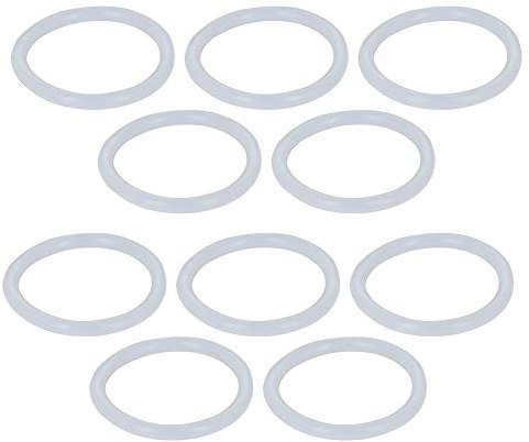 Othmro O-ring in silicone, diametro interno 27 mm, diametro 33 mm, larghezza 3 mm, guarnizione di tenuta 10 pezzi