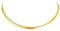 FindChic Collana Donna Oro in Acciaio Inossidabile Catena a Serpente Piatta 3mm Lunghezza 32cm Girocollo Placcato Confezione Regalo