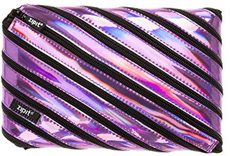 ZIPIT Colorz Federmäppchen | Extra Großes Mäppchen für die Schule | Monster Etui für Kinder | Federmappe Blau