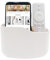 SUNFICON Self Adhesive Remote Control Holder Universal Media Player Controller Wall Mounted Remote Control Organiser Box Ivory