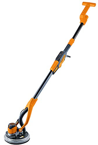 FEIDER Ponceuse Girafe 400 W Moteur Brushless, Variateur de Vitesse, Tête Pivotante, Tube Télescopique 120-205 cm, Poignée Soft Grip, Démarrage Progressif, FPG-INDUCTION-1
