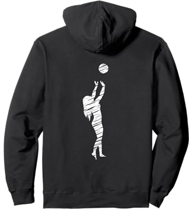 Volleyball Mädchen Volleyballerin Frauen Damen Pullover Hoodie