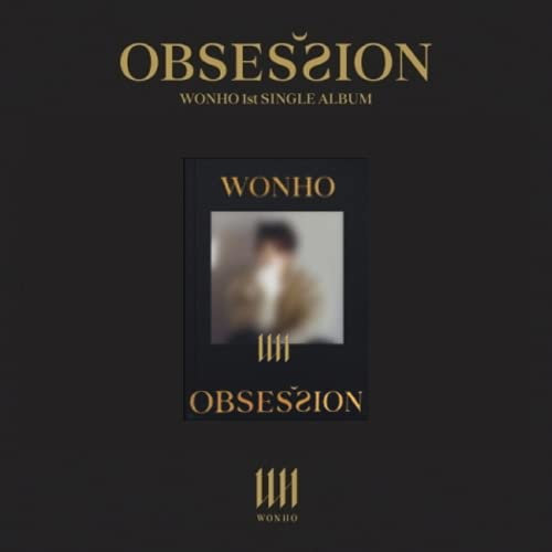 Wonho OBSESSION 1st Single Album Ver.3 CD+104p PhotoBook+1p PhotoCard+3p Mini Posters On Pack+Tracking Kpop Sealed